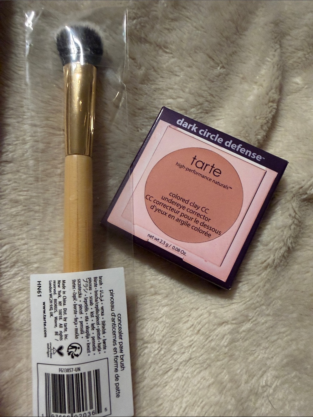 tarte Colored Clay CC Undereye Corrector - Peach Pink Compact